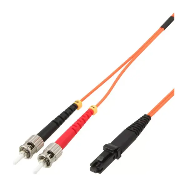 MTRJ - ST Om2 Duplex Multimode 50/125µ - Orange