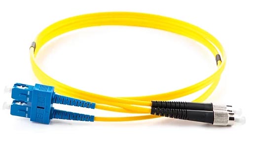 FC - SC Duplex Monomode 9/125µ - Jaune