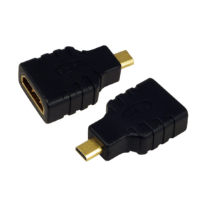 Adaptateur HDMI, Micro-D/M vers A/F, 4K/30 Hz, noir
