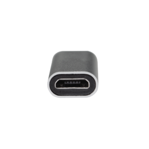 Adaptateur USB 2.0 Type-C, C/M vers Micro-USB/F, argent