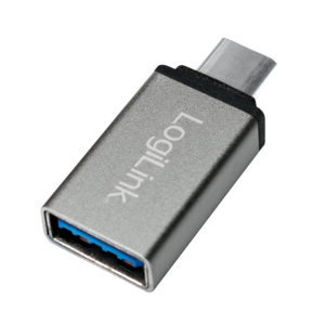 Adaptateur USB 3.2 Gen1 Type-C, C/M vers USB-A/F, OTG, argent