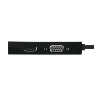 Adaptateur DisplayPort, DP/M vers HDMI-A+DVI+VGA, 4K/30 Hz, noir, 0,10m