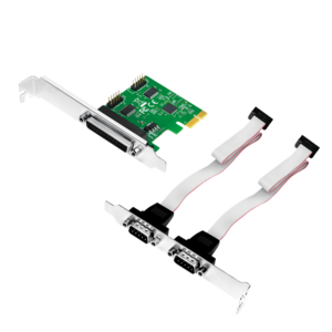 Carte PCI Express 1 port Parallèle + 2 séries