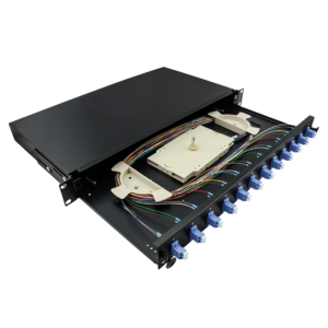 Tiroir Optique équipé 12 LC Duplex Bleu Monomode 1U