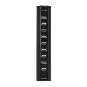 Hub USB 2.0, 4 ou 10 ports avec alimentation