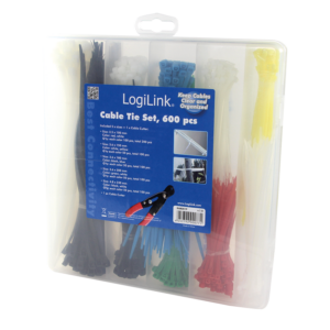 Kit Serre câble couleur + pince / 600 pcs - KAB0019