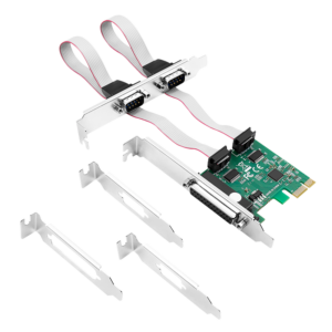 Carte PCI Express 1 port Parallèle + 2 séries
