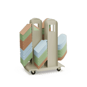 Chariot Ztool Trolley – Chariot mobile pour stocker et transporter les tables portables Ztool