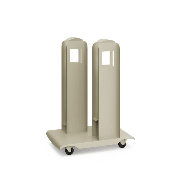 Chariot Ztool Trolley avec roulettes pour transporter et organiser jusqu’à 40 tables Ztool dans les espaces éducatifs