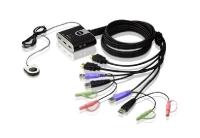 Aten CS692 Switch KVM HDMI 2 ports USB + Audio, câbles intégrés