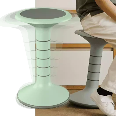 Un tabouret oscillant pour apporter une assise dynamique et un apprentissage actif. Découvrez notre nouvelle gamme Mobiloop