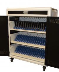 Chariot multimédia pour stocker et charger 50 tablettes/PC